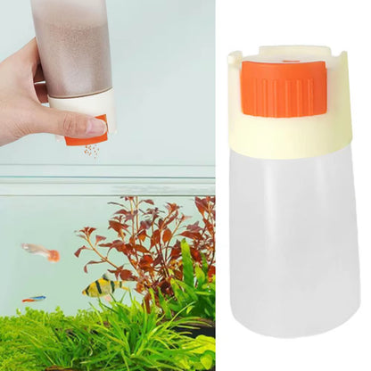Fish Food Containers, Moisture-Proof Transparent, Quantitative Feeding, Shrimp Food Dispenser, Tank Supplies, 150Ml