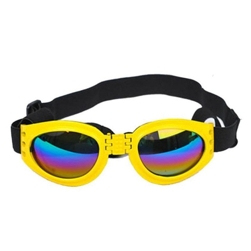 Dog Sunglasses Foldable Medium Size Waterproof Goggles UV Protection Glasses for Pets