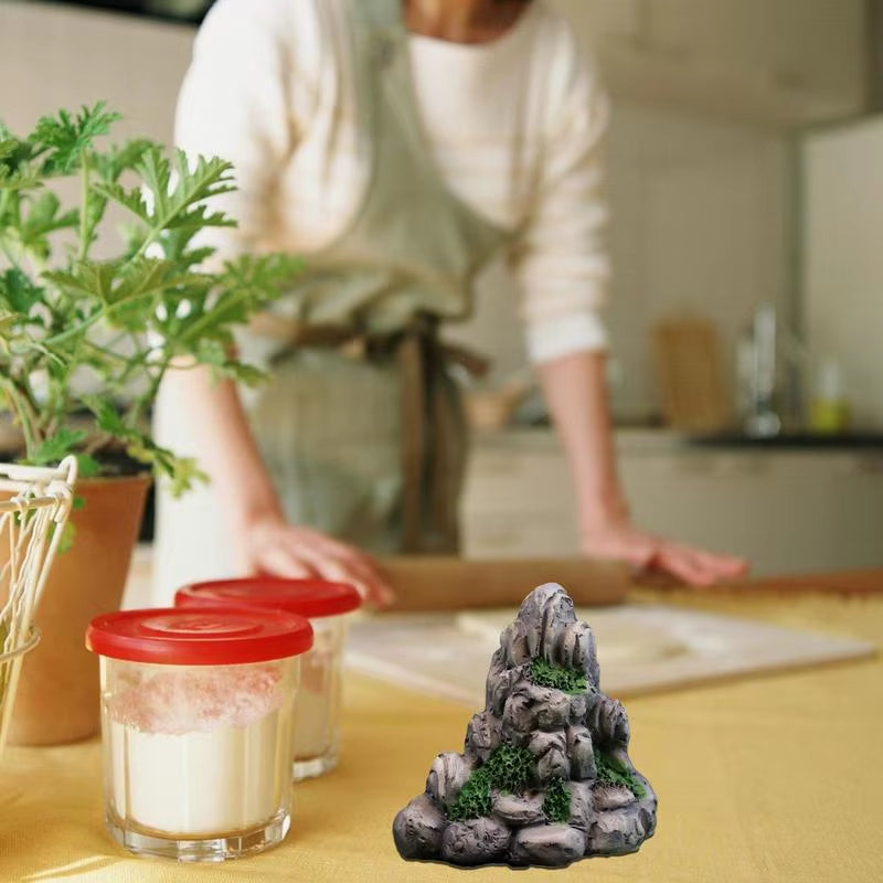 Mountain Rocks Aquarium Aquarium Resin Rockery Mountain View Decor Landscape Rock Hiding Cave Aquarium Ornament for Fish