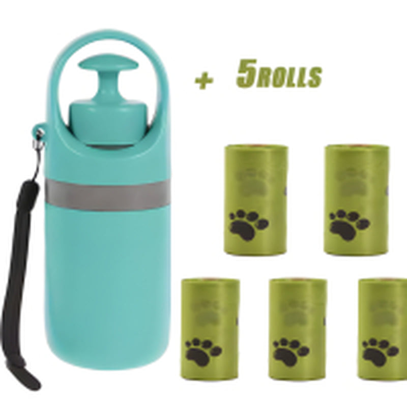 Portable Lightweight Dog Pooper Scooper with Built-In Poop Bag Dispenser Eight-Claw Shovel for Pet Toilet Picker Pet Products